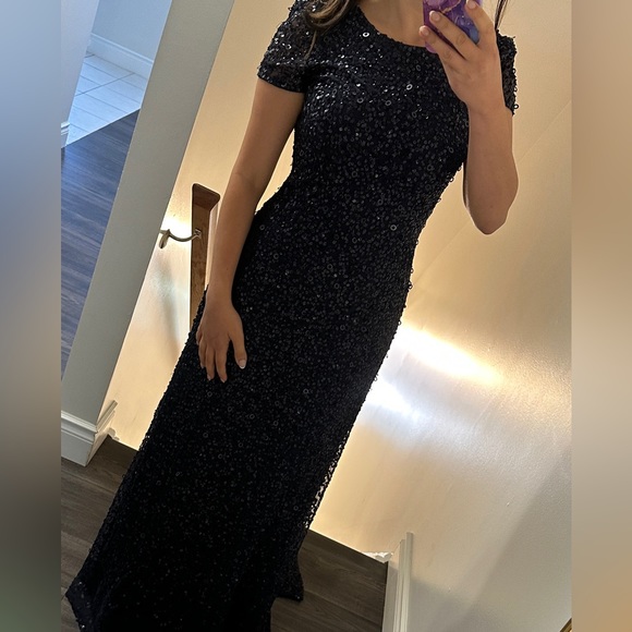 Adrianna Papell Short Sleeve Dress Size 2Petite - Picture 10 of 10